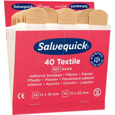 SALVEQUICK Pflasterstrips elastisch Refill 6444 40 St Pflaster