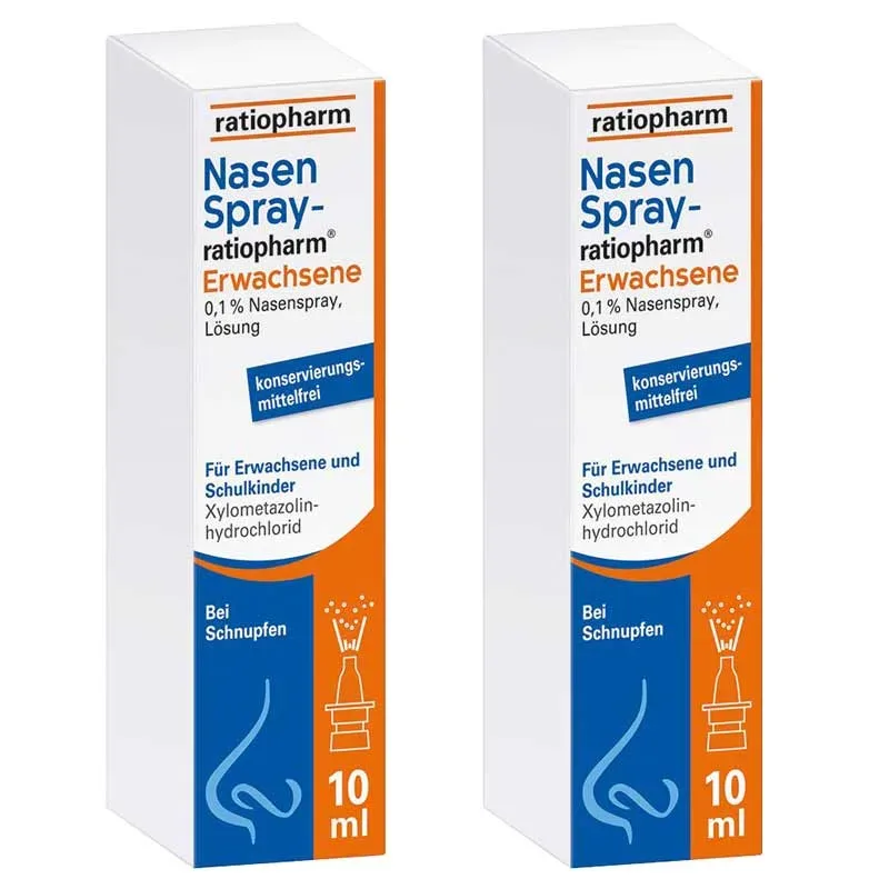 NasenSpray-ratiopharm Doppelpack 2X10 ml Nasenspray