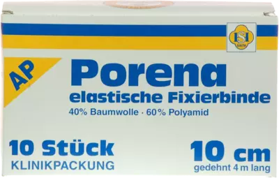 PORENA elast.Mullbinde 10 cm weiß o.Cello 10 St Binden