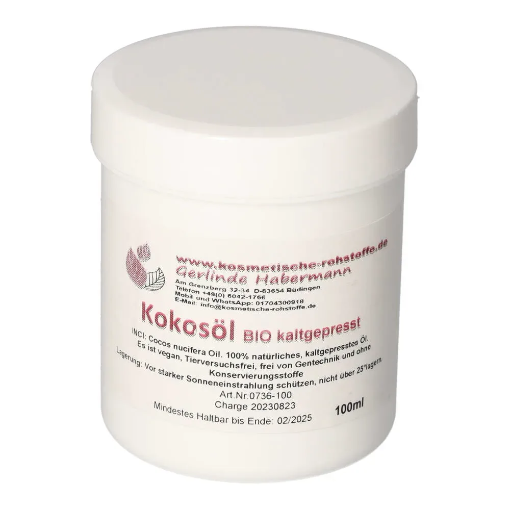 Kokosöl BIO kaltgepresst 100 g Öl