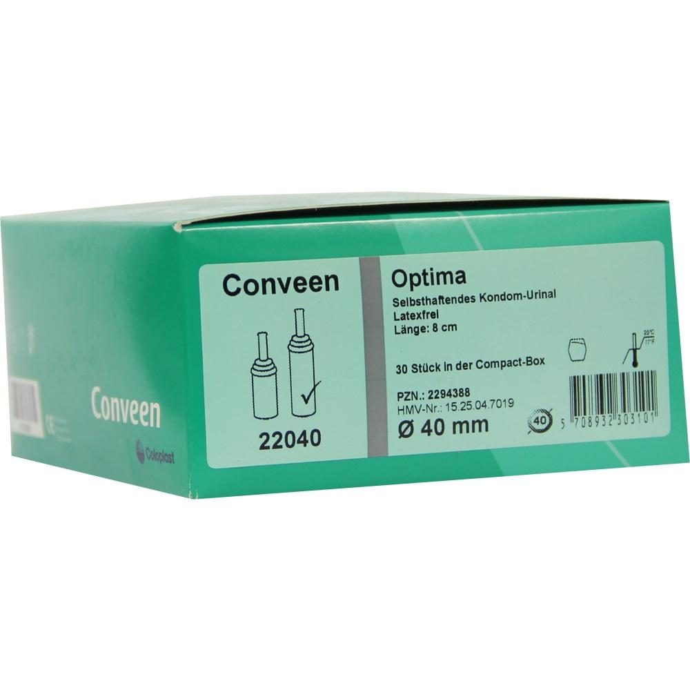 CONVEEN Optima Kondom Urinal 8 cm 40 mm 22040 30 St Kondome