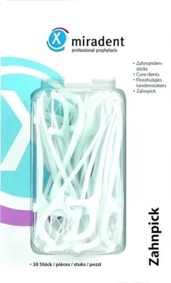MIRADENT Zahnpick Zahnseidensticks 30 St