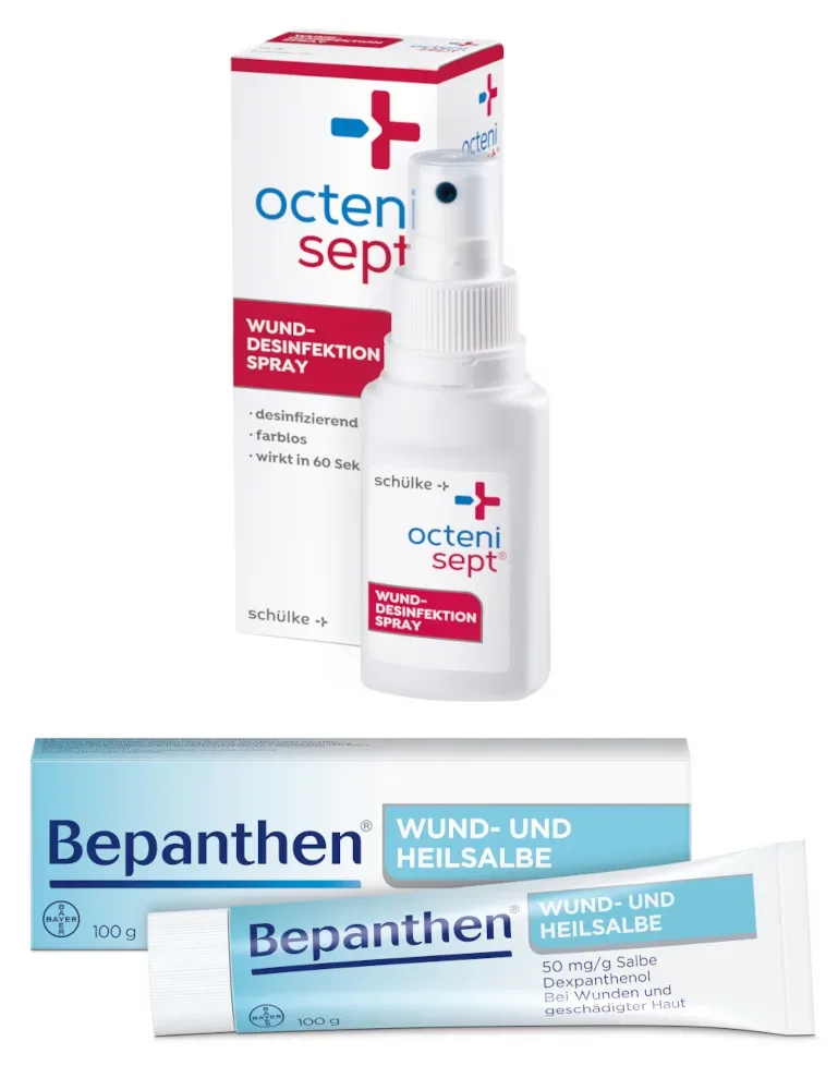 Bepanthen Wund und Heilsalbe & Octenisept Set 1 Sparset