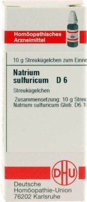 NATRIUM SULFURICUM D 6 Globuli 10 g Globuli