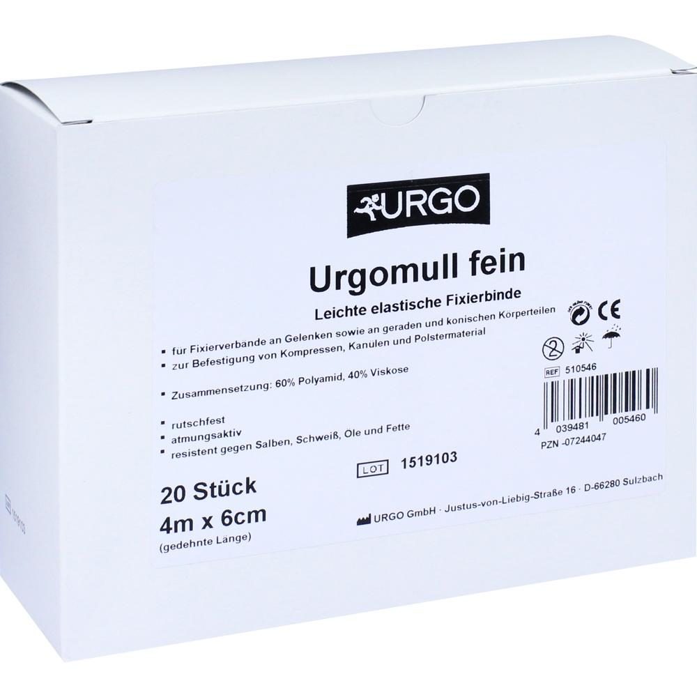 URGOMULL fein 6 cmx4 m 20 St Binden