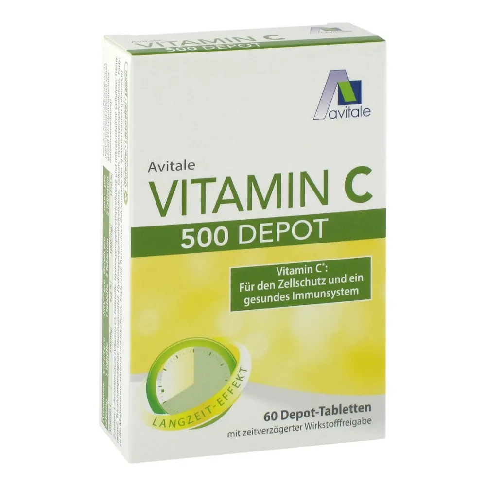Avitale VITAMIN C 500 mg depot Kapseln 60 St Tabletten