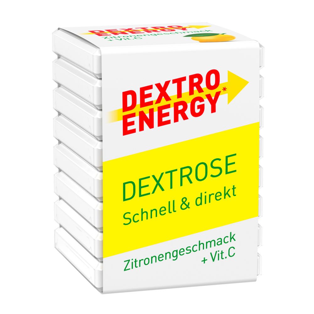 DEXTRO ENERGY zitrone + vitamin C 1 St Würfel