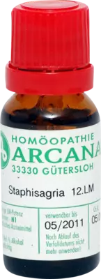 STAPHISAGRIA LM 12 Dilution 10 ml Dilution