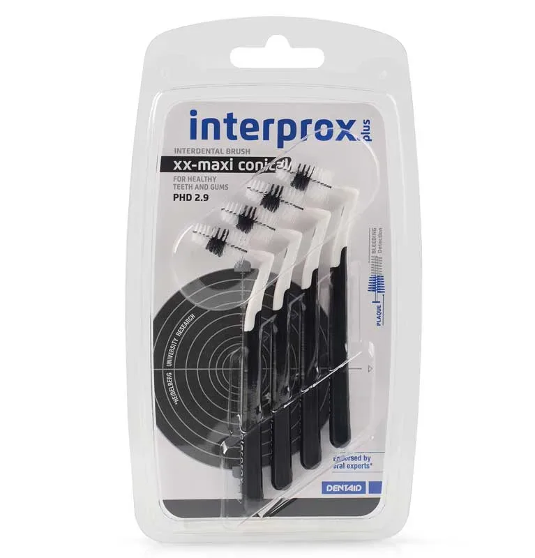 interprox plus INTERDENTAL BRUSH xx-maxi conical 4 St