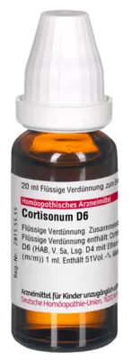 CORTISONUM D 6 Dilution 20 ml Dilution