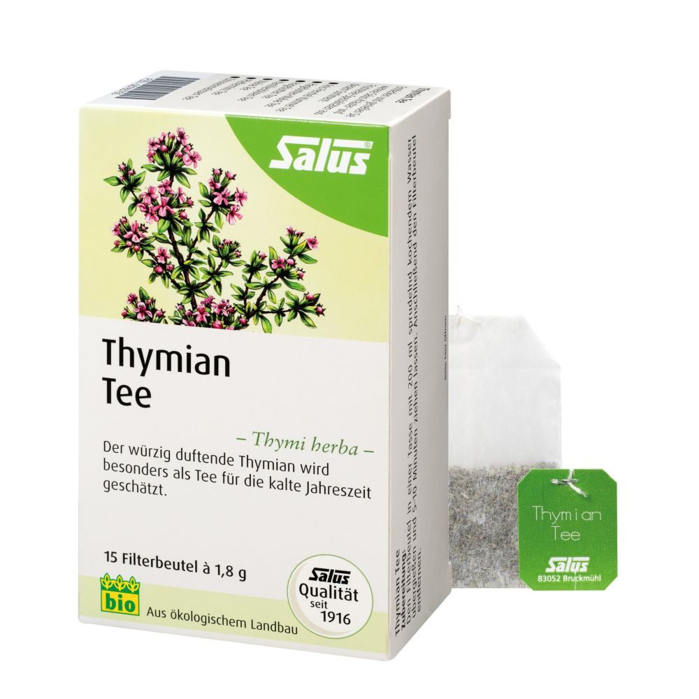 Salus Thymian TEE Kräutertee Thymi herba Bio  15 St Filterbeutel