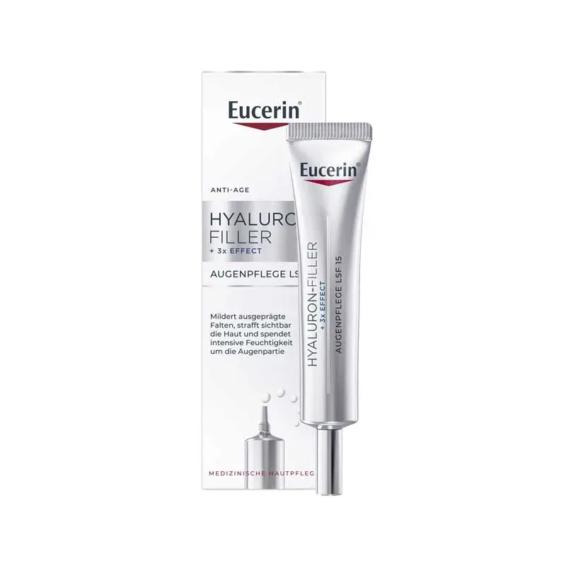 Eucerin HYALURON FILLER + 3x EFFECT AUGENPFLEGE LSF 15 +20% sparen* 15 ml