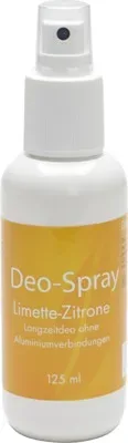 DEO SPRAY Limette-Zitrone Langzeitdeo ohne Alumminuimverbindungen 125 ml Pumplösung