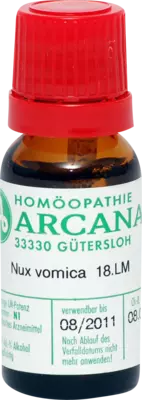NUX VOMICA LM 18 Dilution 10 ml Dilution