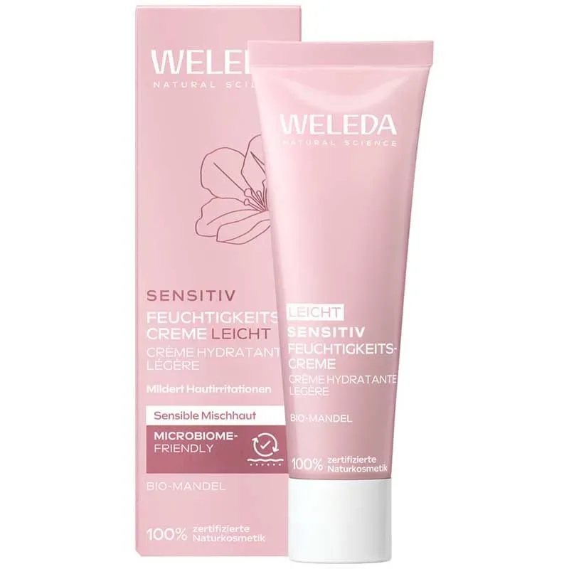 WELEDA Sensitiv Feuchtigkeitscreme Leicht Mandel 30 ml Creme