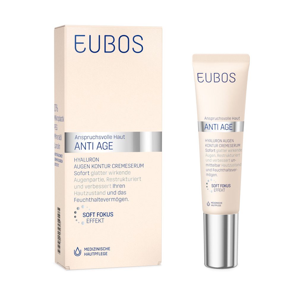 EUBOS SENSITIVE Hyaluron Augen Kontur CremeSerum 15 ml Creme