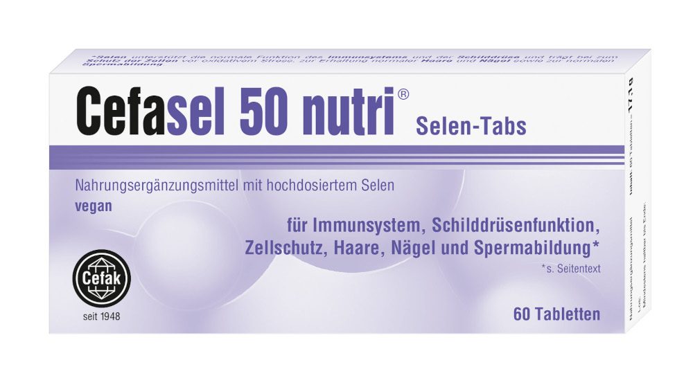 Cefasel 50 nutri Selen-Tabs 60 St Tabletten