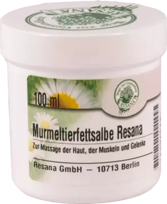 MURMELTIERFETTSALBE Resana 100 ml Salbe