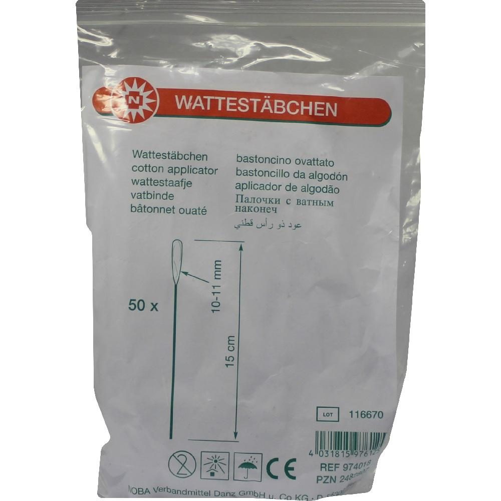 WATTESTÄBCHEN 10-11 mm plastic 50 St
