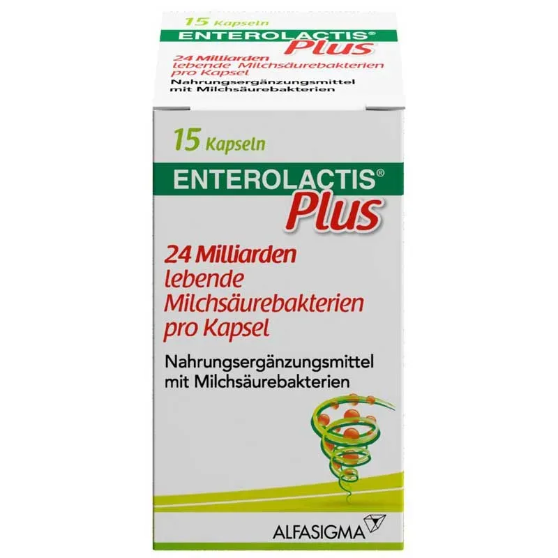 Enterolactis Plus Milchsäurebakterien 15 St Kapseln