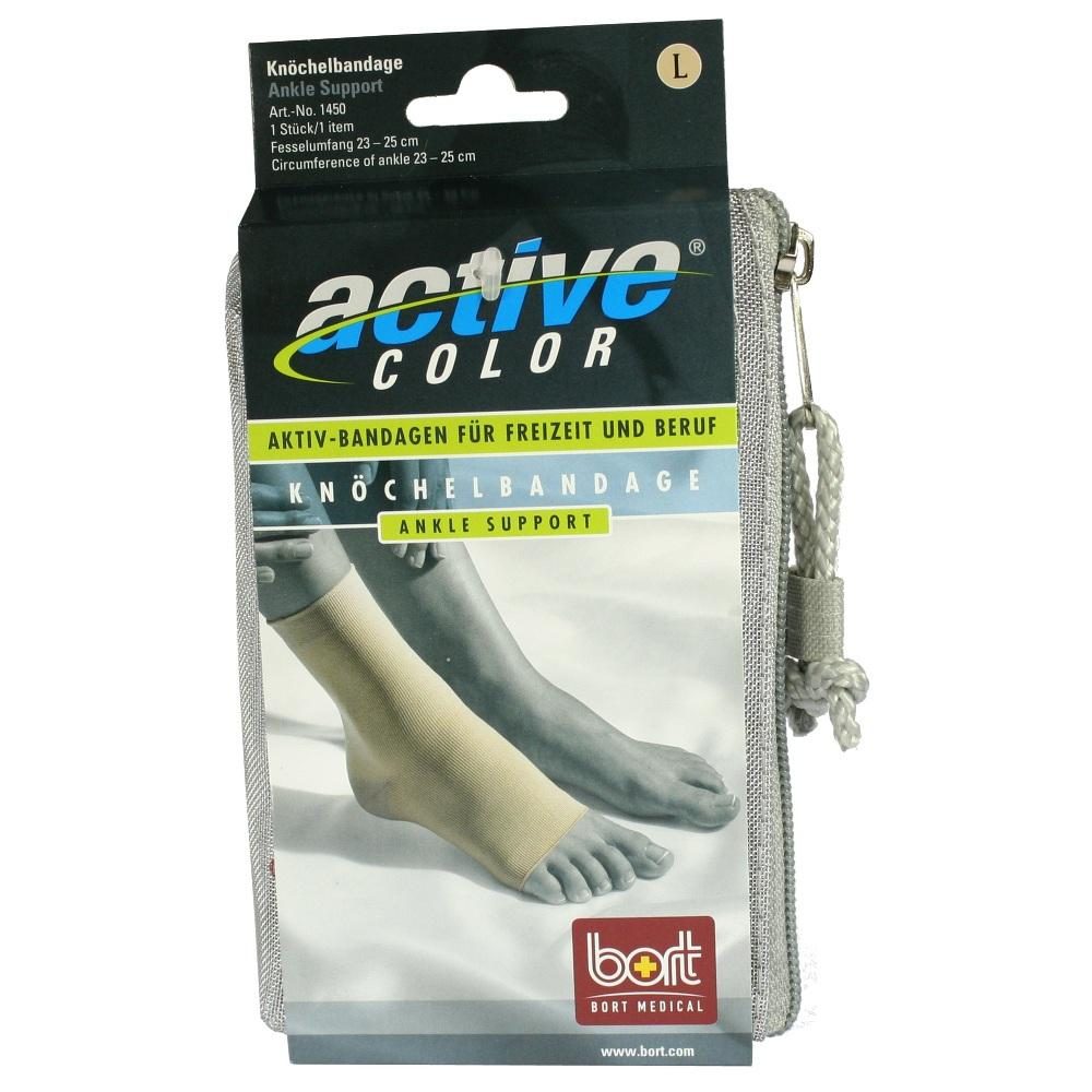 BORT ActiveColor Knöchelbandage large haut 1 St Bandage