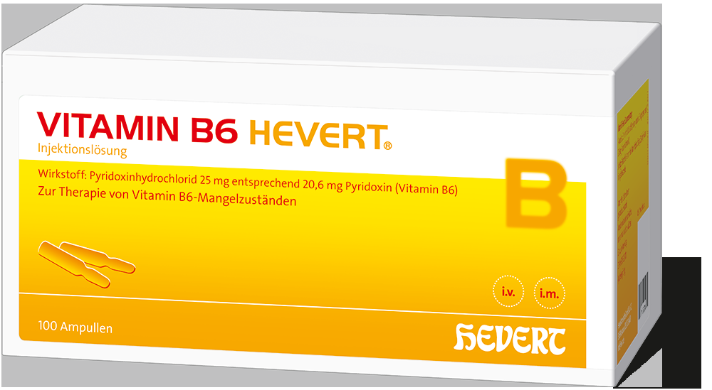 VITAMIN B6 HEVERT 100X2 ml Ampullen