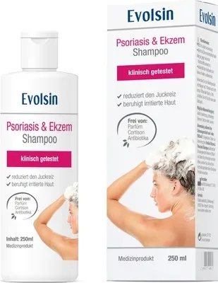 Evolsin Psoriasis Ekzem Shampoo 250 ml Shampoo
