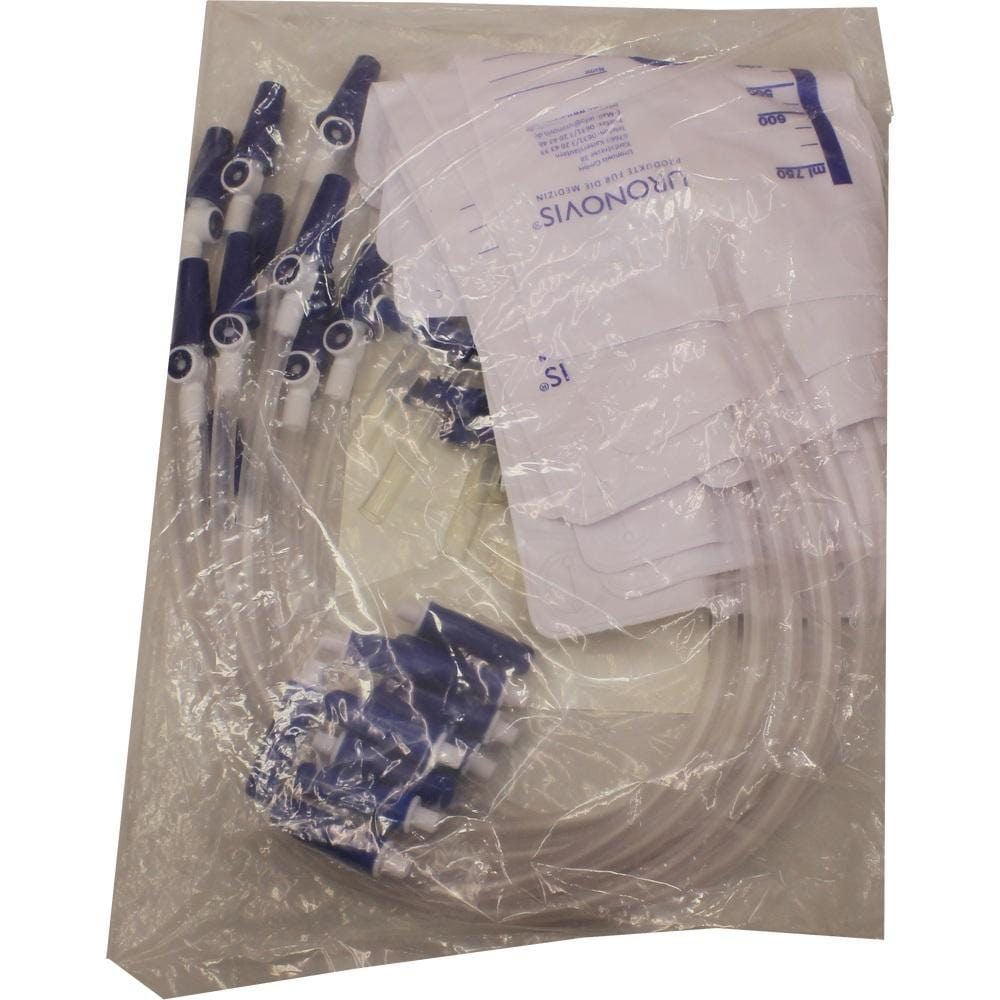 BF-Comfort Beinbtl.750 ml 50 cm m.Vlies Ablauf 10 St Beutel