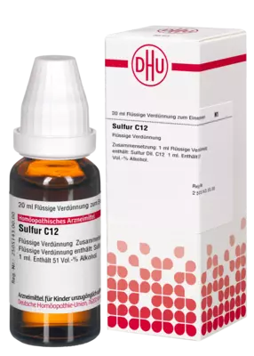 SULFUR C 12 Dilution 20 ml Dilution