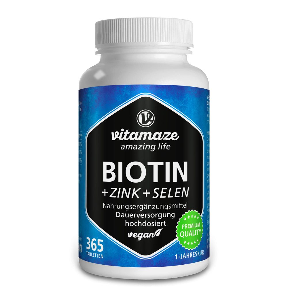 vitamaze BIOTIN + Zink + Selen 365 St Tabletten