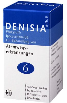 DENISIA 6 Atemwegserkrankungen Tabletten 80 St Tabletten