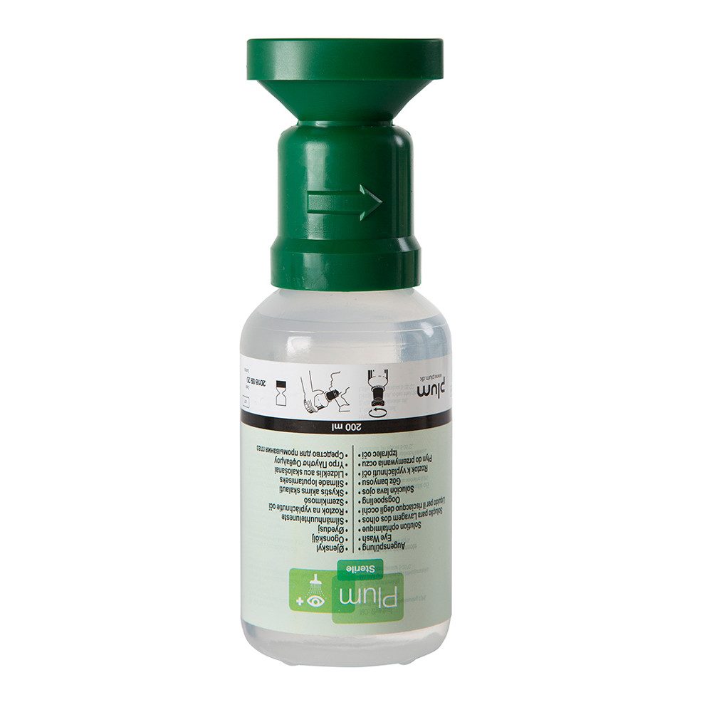PLUM NaCl Augenspüllösung m.Augenschale 200 ml Augenbad