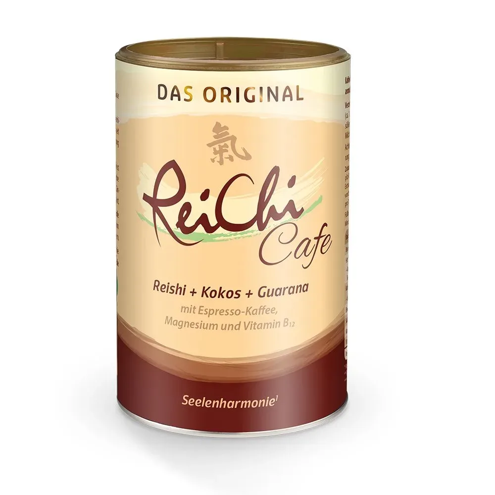 ReiChi Cafe Reishi-Pilz Espresso Kaffee Kokos vegan