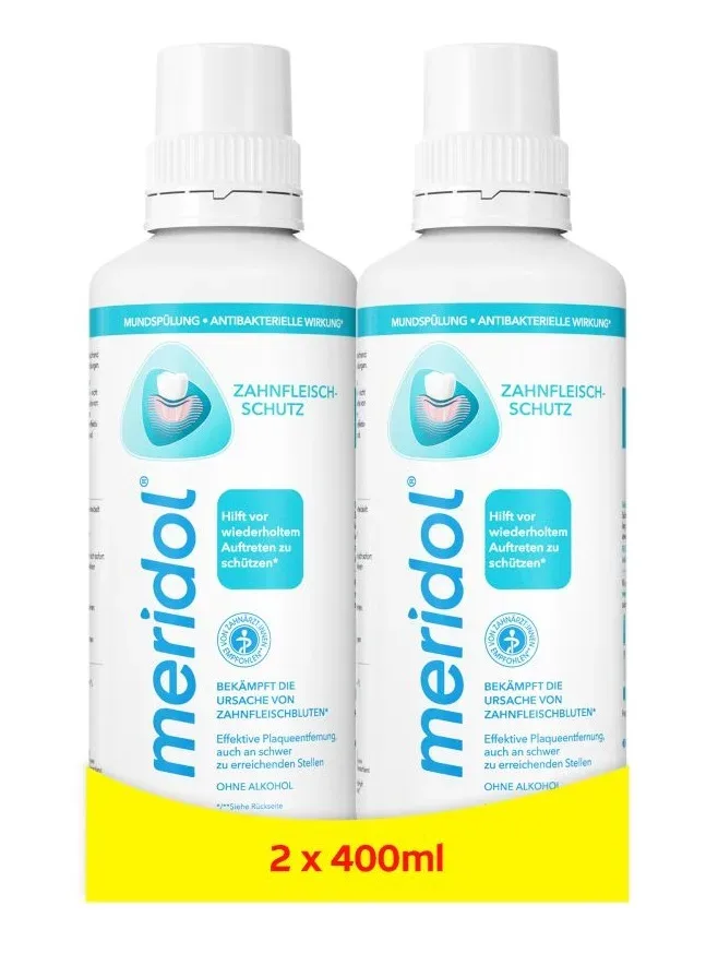 meridol ZAHNFLEISCHSCHUTZ 2X400 ml Spüllösung