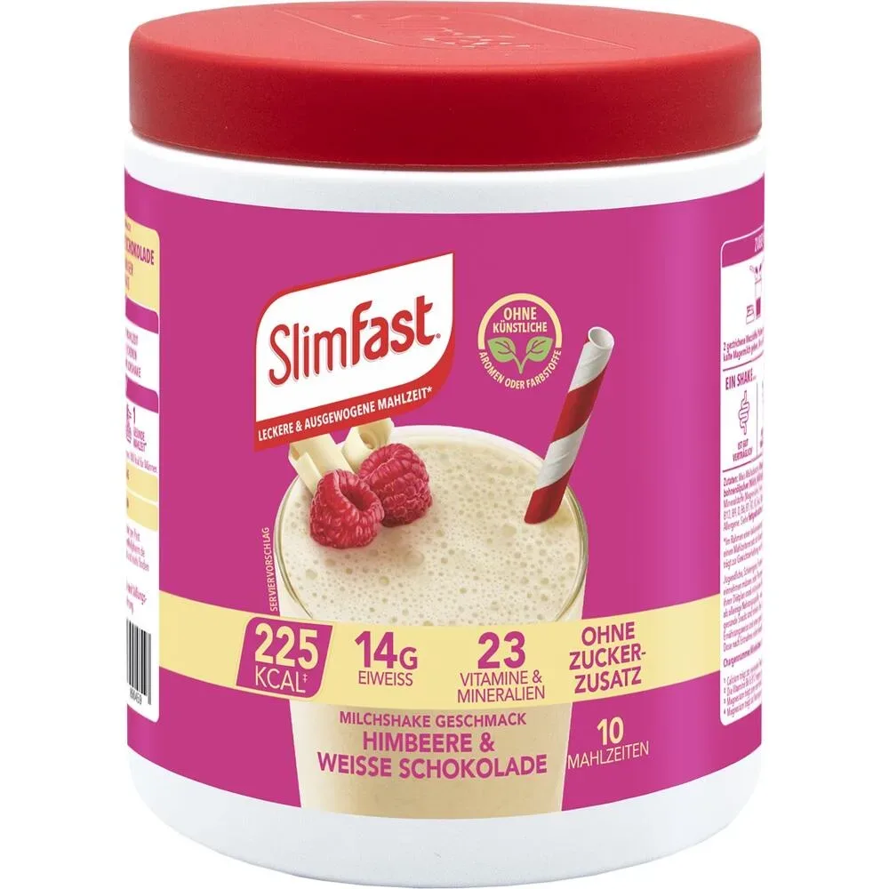 Slimfast HIMBEERE & WEISSE SCHOKOLADE 365 g Pulver