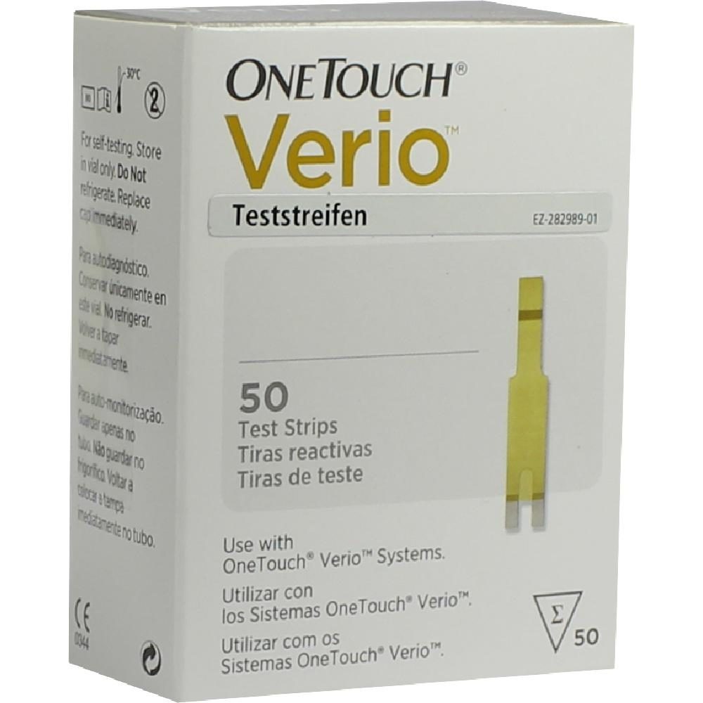 ONE TOUCH Verio Teststreifen 50 St Teststreifen