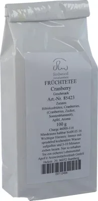 CRANBERRY FRÜCHTETEE aromatisiert 100 g Tee