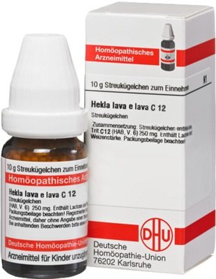 HEKLA lava e lava C 12 Globuli 10 g Globuli