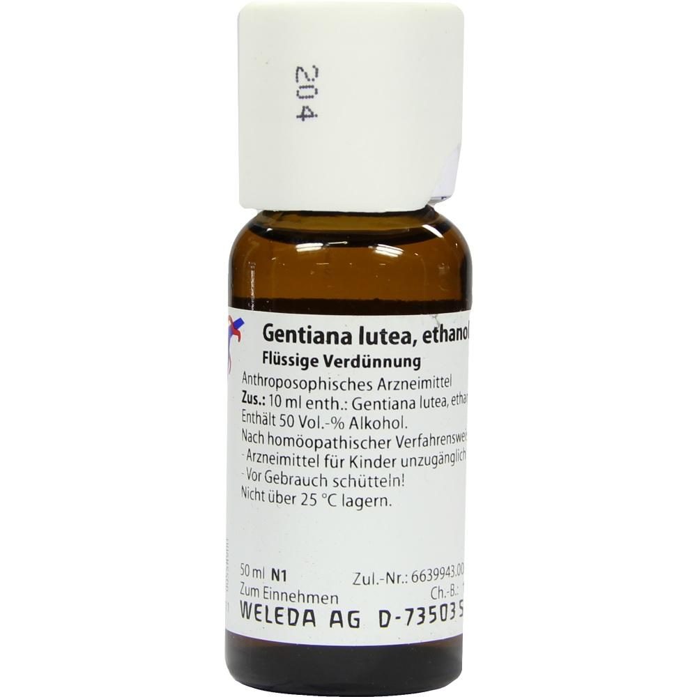 WELEDA GENTIANA LUTEA D 1 Dilution 50 ml Dilution