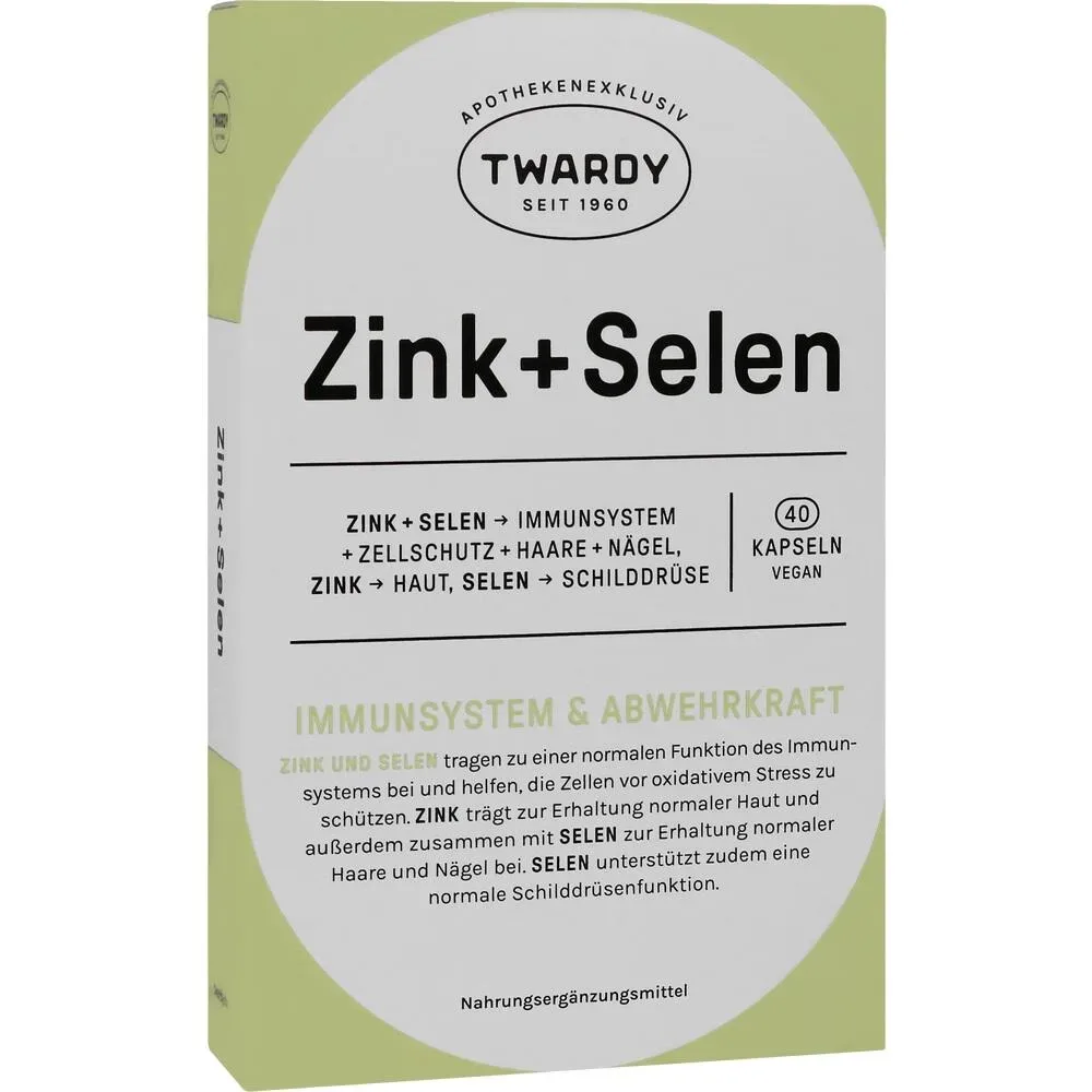 TWARDY Zink + Selen 40 St Kapseln