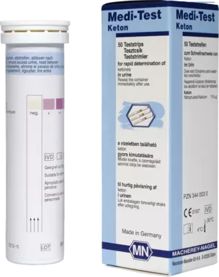 MEDI-TEST Keton Teststreifen 50 St Teststreifen