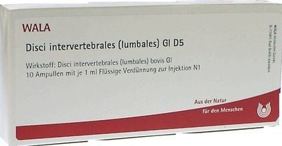 Disci intervertebrales (lumbales) Gl D5 Ampullen 10X1 ml Ampullen