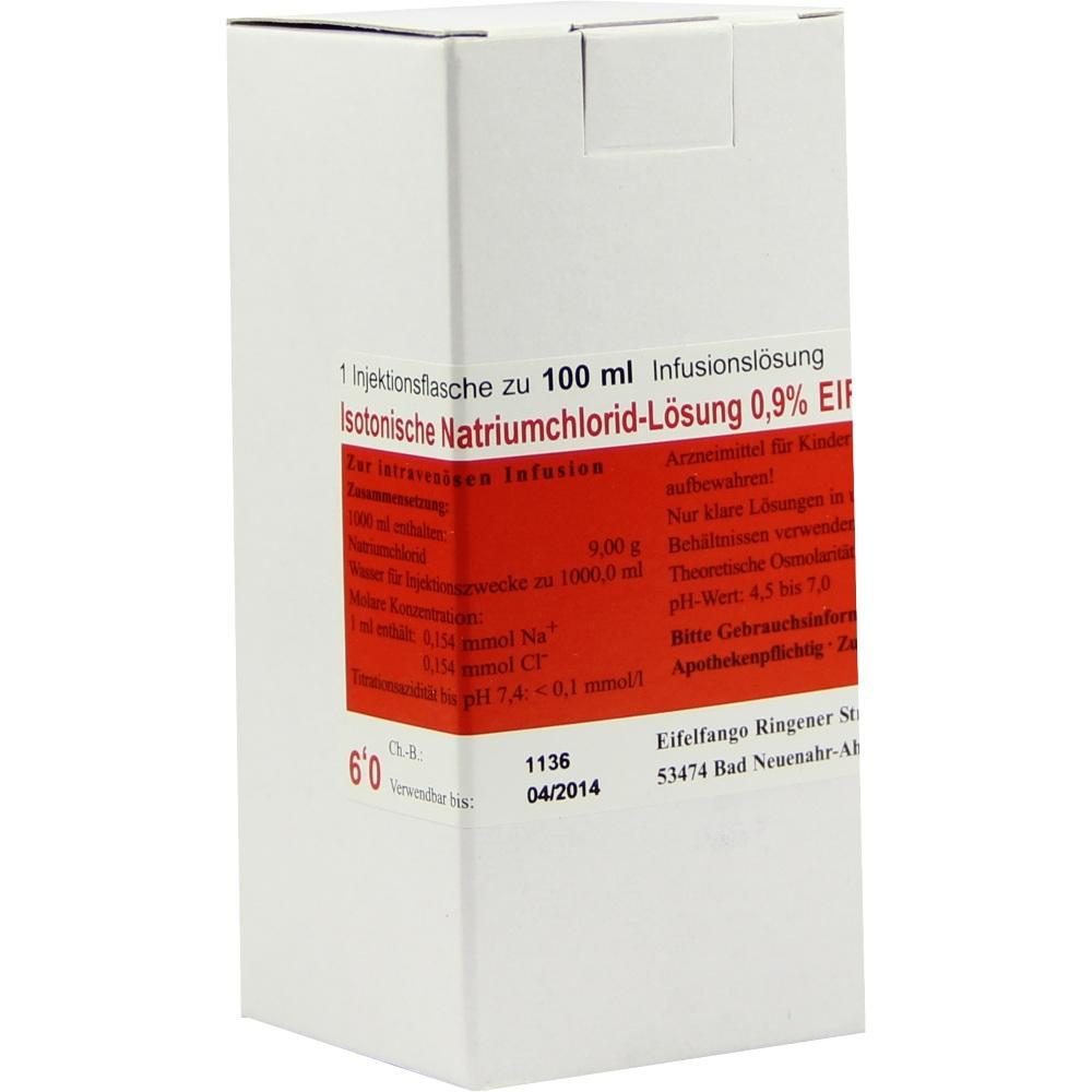 ISOTONISCHE NaCl Lösung 0,9% Eifelfango 100 ml Infusionslösung