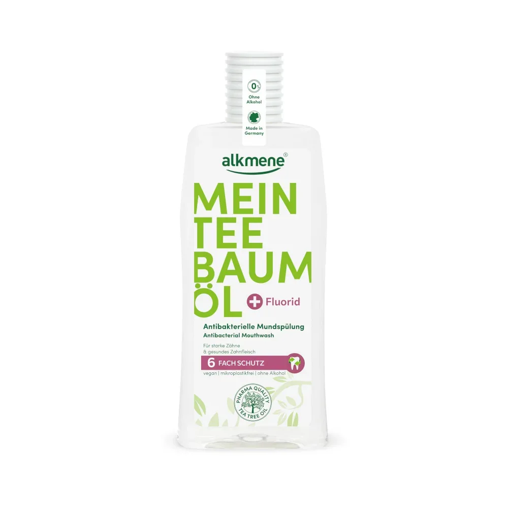 alkmene MEIN TEE BAUM ÖL Antibakterielle Mundspülung 500 ml Spüllösung