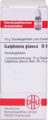 GALPHIMIA GLAUCA D 6 Globuli 10 g Globuli
