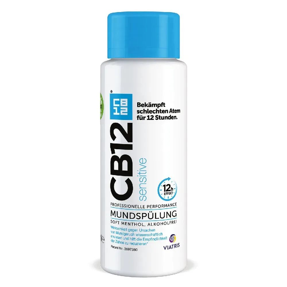 CB12 sensitive M'UNDSPÜLUNG SOFT MENTHOL ALKOHOLFREI 250 ml Spüllösung