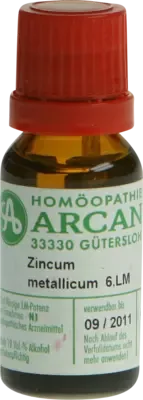ZINCUM METALLICUM LM 6 Dilution 10 ml Dilution
