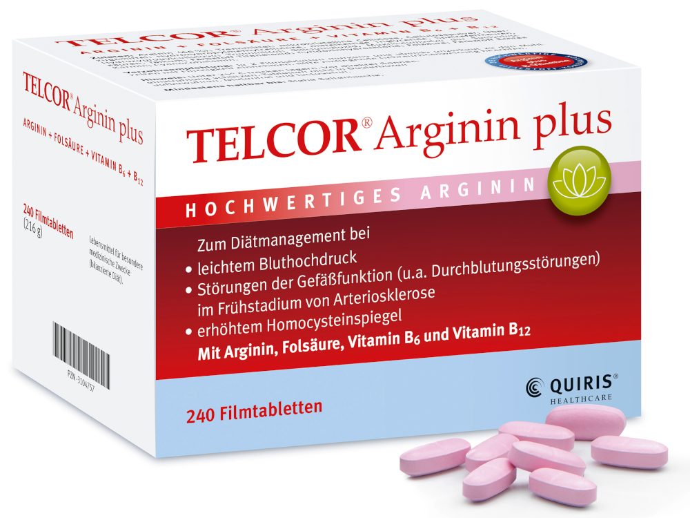 TELCOR Arginin plus 240 St Filmtabletten
