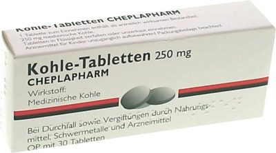 Kohle 250mg 30 St Tabletten