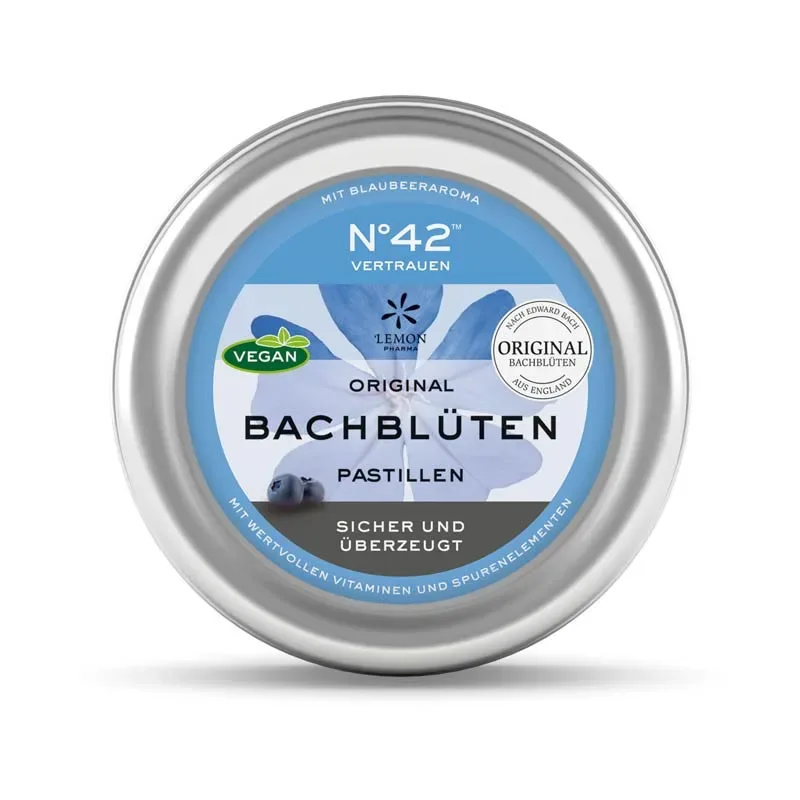 ORIGINAL BACHBLÜTEN PASTILLEN No 42 VERTRAUEN  50 g Pastillen